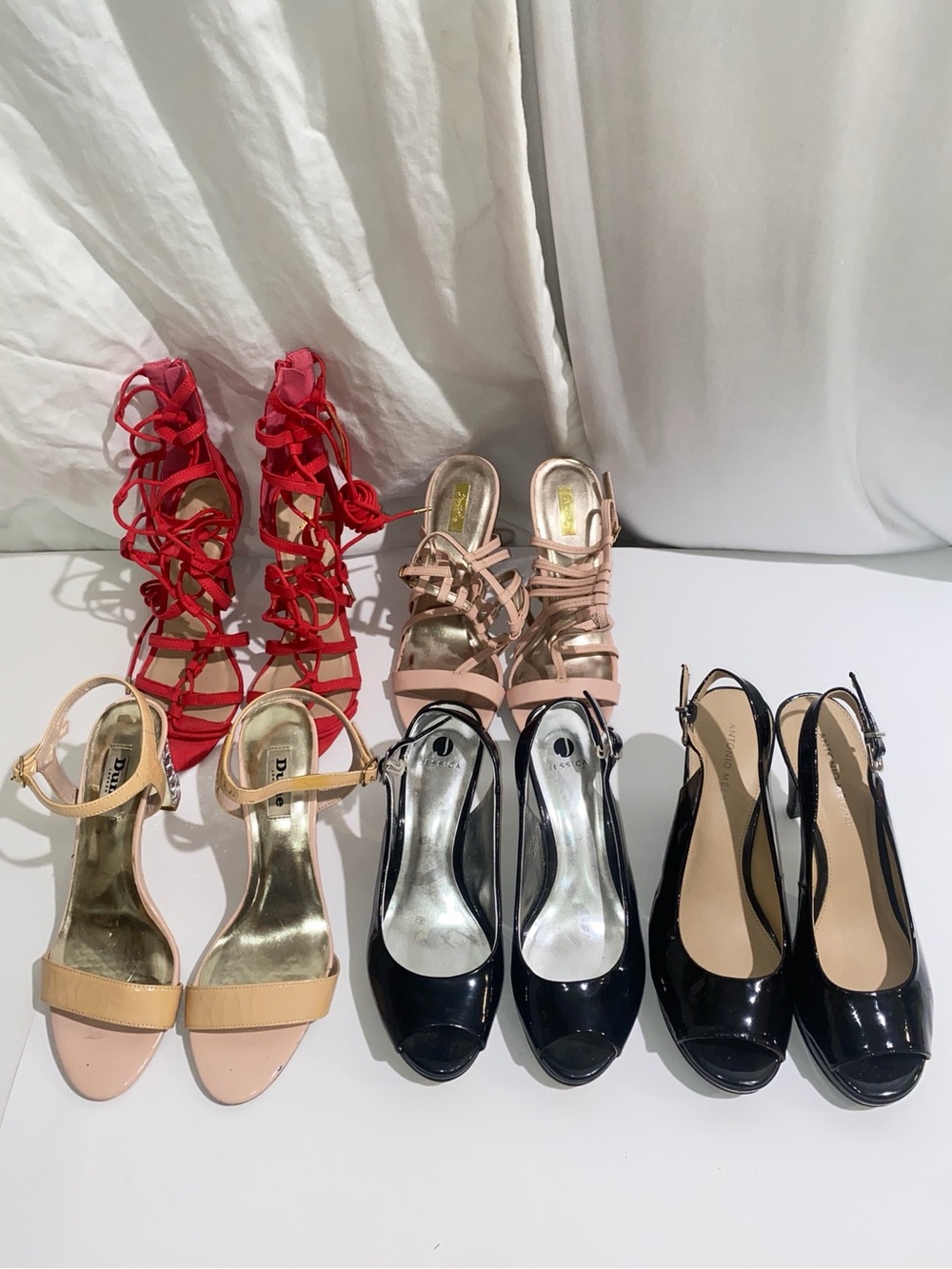 Women's 7-10 Spring/Summer Strappy Sandals & Peep Toe Heels Curated Collection